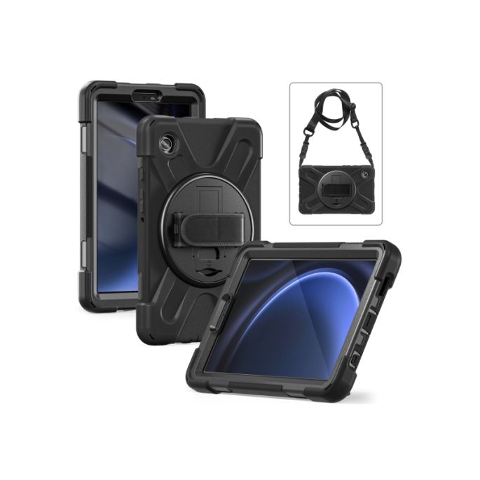 Xccess Survivor All-round Case Samsung Galaxy Tab A9 8.7 - Zwart (Screenless)