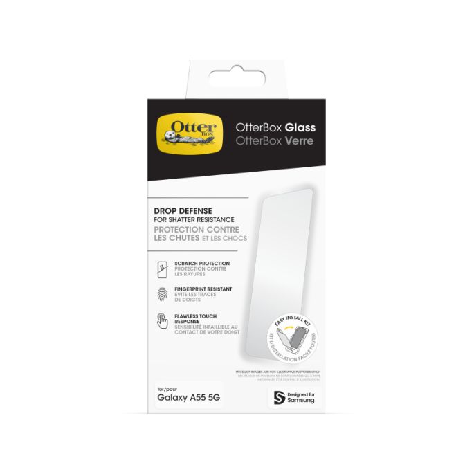 OtterBox Glass Screen Protector Samsung Galaxy A55 5G Clear