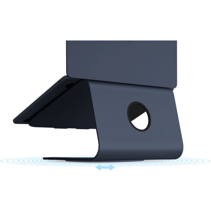 Rain Design mStand 360 Laptop Stand + Swivel Base - Donker Blauw