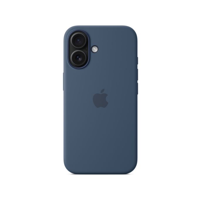 MYY23ZM/A Apple Silicone Case with MagSafe iPhone 16 Denim