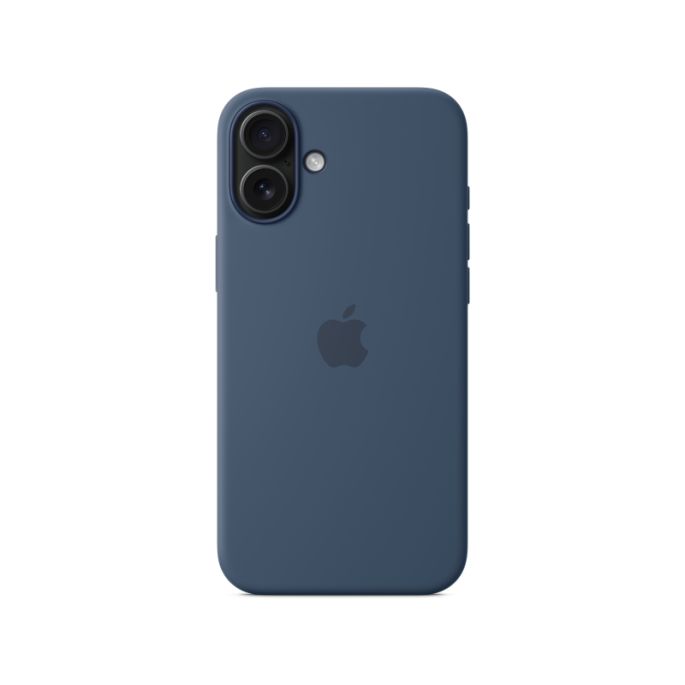 MYYA3ZM/A Apple Silicone Case with MagSafe iPhone 16 Plus Denim