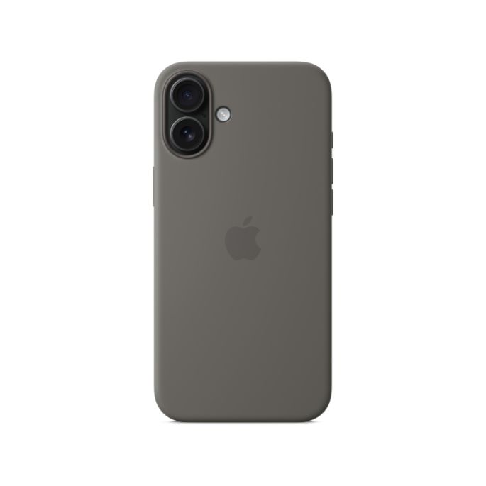 MYYC3ZM/A Apple Silicone Case with MagSafe iPhone 16 Plus Stone Grey