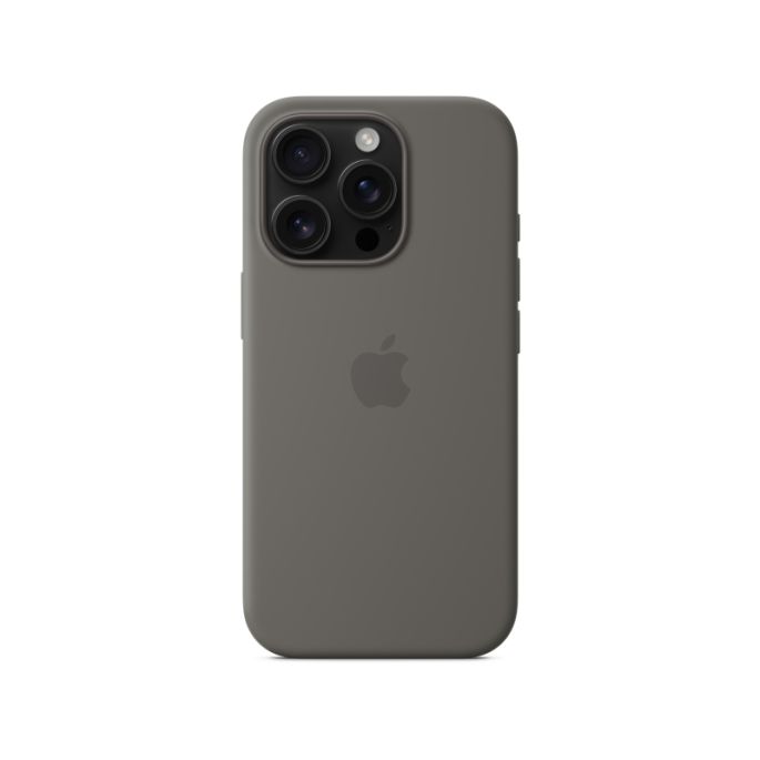 MYYL3ZM/A Apple Silicone Case with MagSafe iPhone 16 Pro Stone Grey