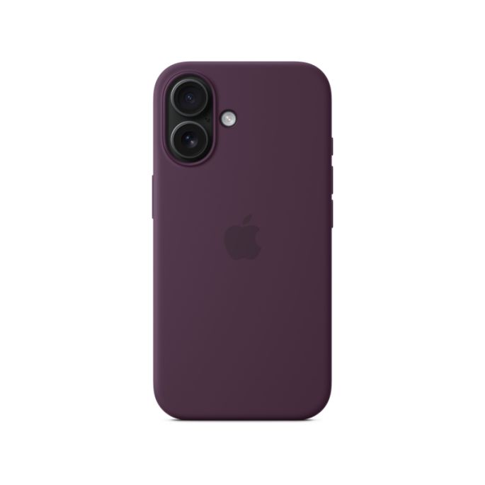 MYY43ZM/A Apple Silicone Case with MagSafe iPhone 16 Plum