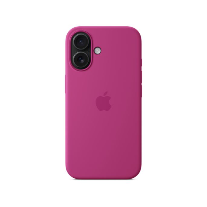 MYY53ZM/A Apple Silicone Case with MagSafe iPhone 16 Fuchsia