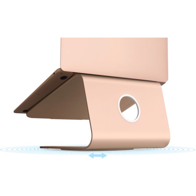 Rain Design mStand 360 Laptop Stand + Swivel Base Rose Gold actie pakket 5+1 gratis