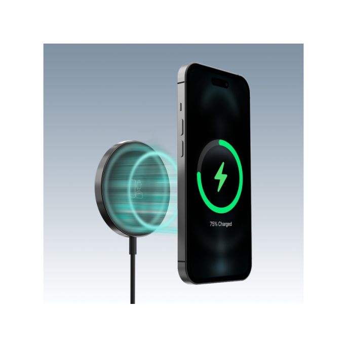 Mobilize 3in1 Magnetic Wireless Charger MagSafe Compatible 15W Black
