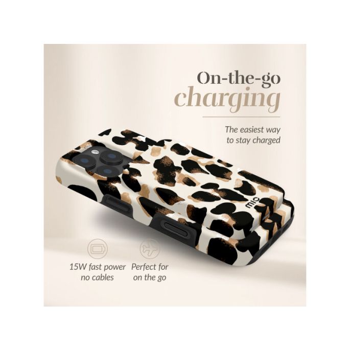 MIO 5000mAh Power Bank Magsafe Compatible Leopard - Matt