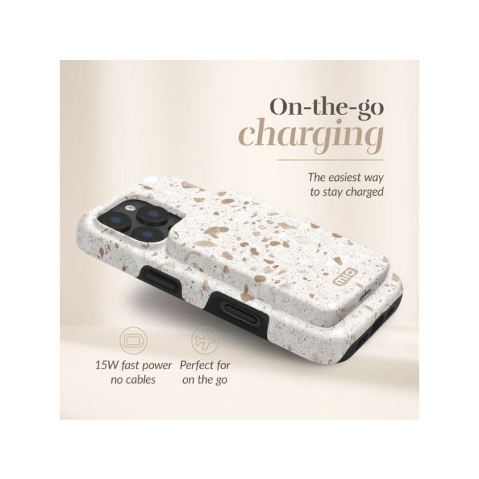 MIO 5000mAh Power Bank Magsafe Compatible Soft Terrazzo