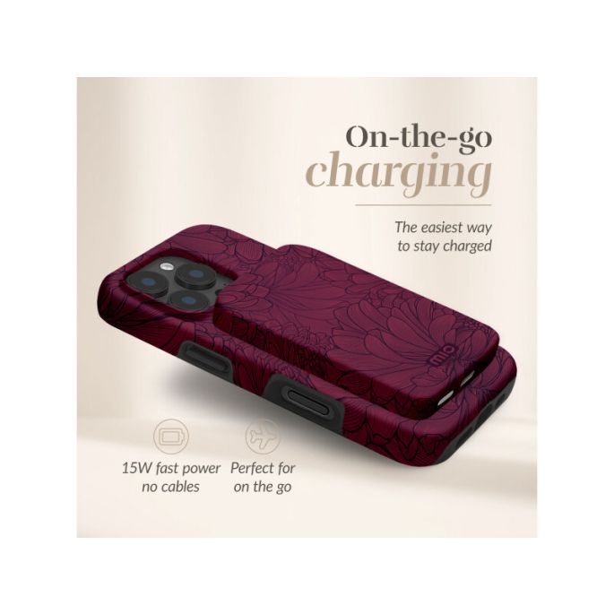 MIO 5000mAh Power Bank Magsafe Compatible Berry Blooms