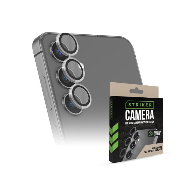 Striker Single Lens Glass Camera Protector - Transparent - Samsung Galaxy S23 5G/S23+ 5G/S24 5G