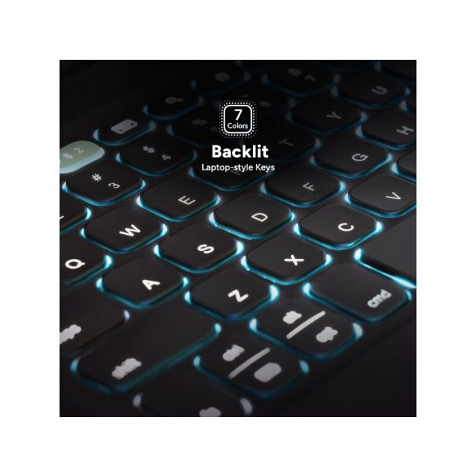 ZAGG Pro Keys 2 Bluetooth Keyboard Case for Apple iPad Pro 11 (2024) QWERTY Black
