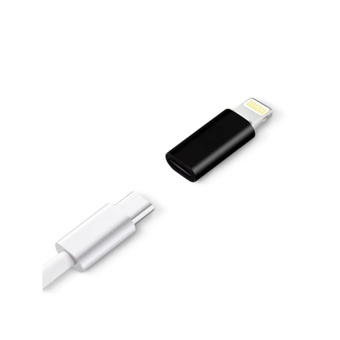 Xccess USB-C to Lightning Charging Adapter Black