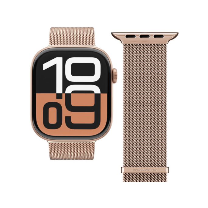 Vonmählen Milanese Loop 2 For Apple Watch 44 - 45 - 46 - 49mm One Size Rose Gold
