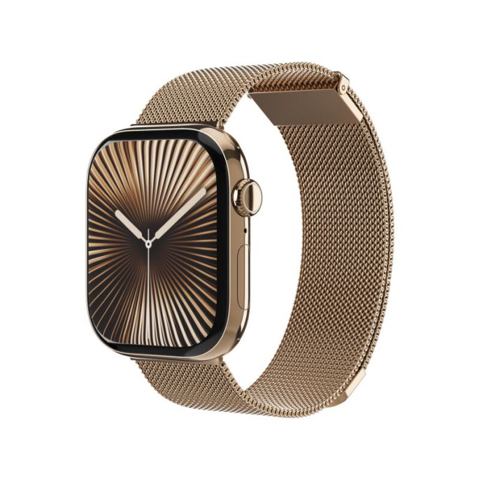 Vonmählen Milanese Loop 2 For Apple Watch 44 - 45 - 46 - 49mm One Size Sunset Gold