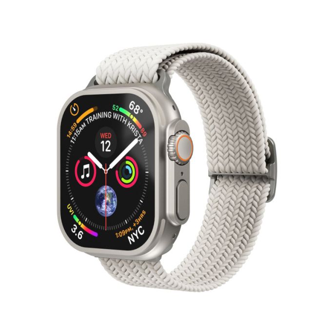 Vonmählen Woven Loop For Apple Watch 44 - 45 - 46 - 49mm One Size Cream