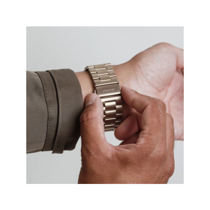 Vonmählen Link Bracelet 2 For Apple Watch 40 - 41 - 42mm One Size Sunset Gold