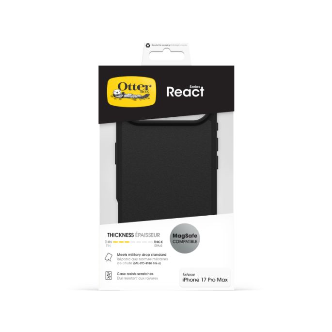 OtterBox React MagSafe Series Apple iPhone Air Clear/Black