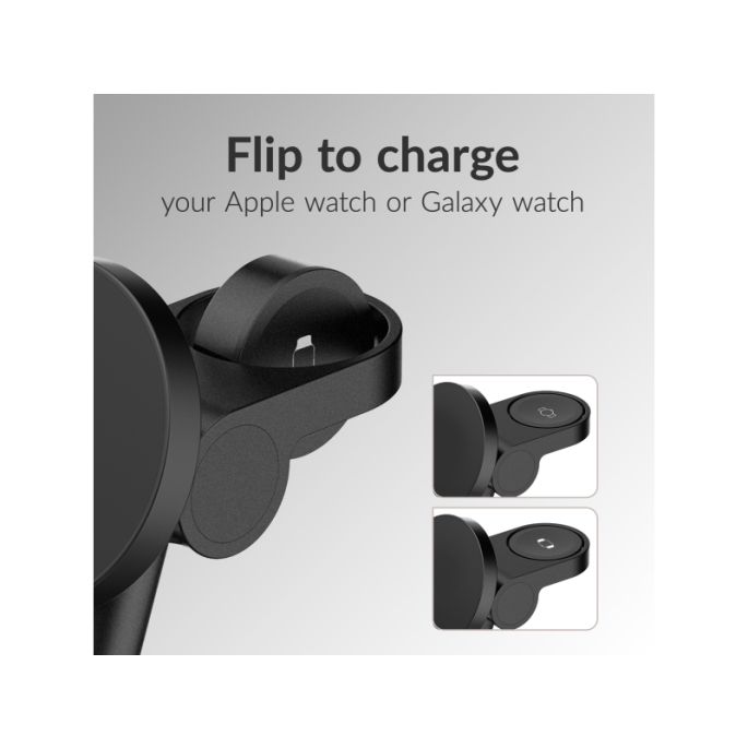 Mobilize 3in1 Charger Station MagSafe Compatible 25W Qi2.2 Black