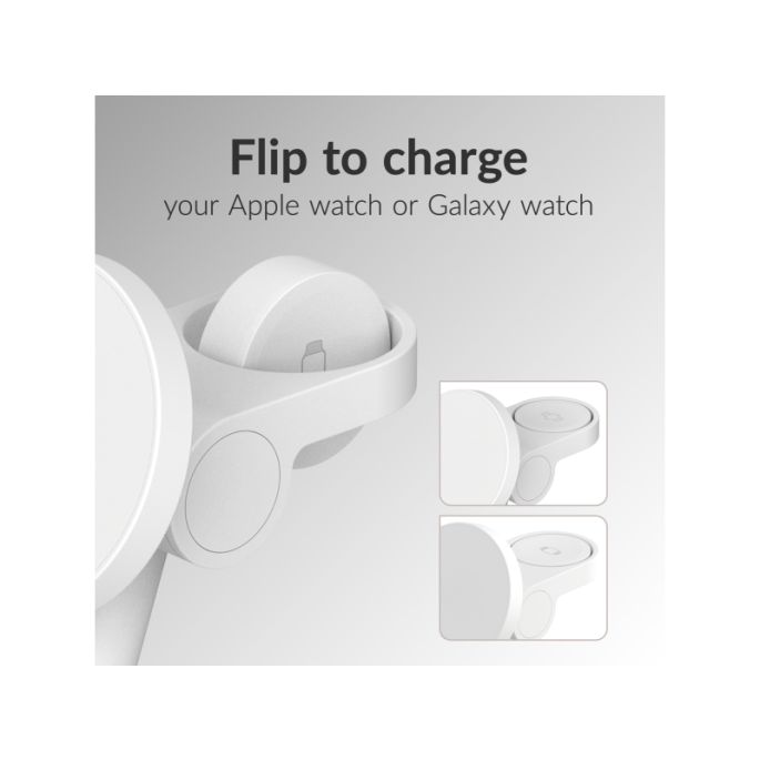 Mobilize 3in1 Charger Station MagSafe Compatible 25W Qi2.2 White