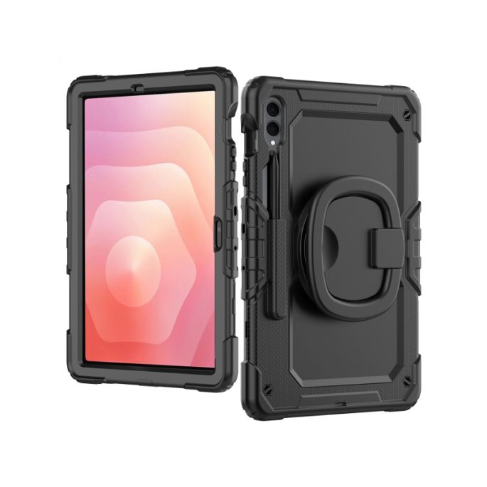 Mobilize Rotating Defender Case Stand Function for Samsung Galaxy Tab S11 Ultra 14.6 Black