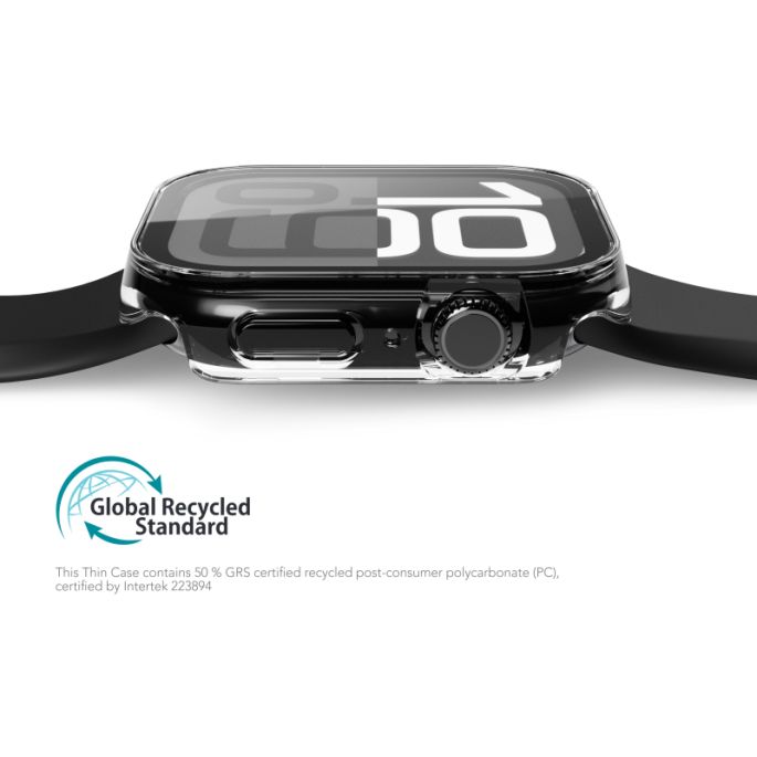 Vonmahlen Thin Case for Apple Watch Series 10/11 46mm Transparent