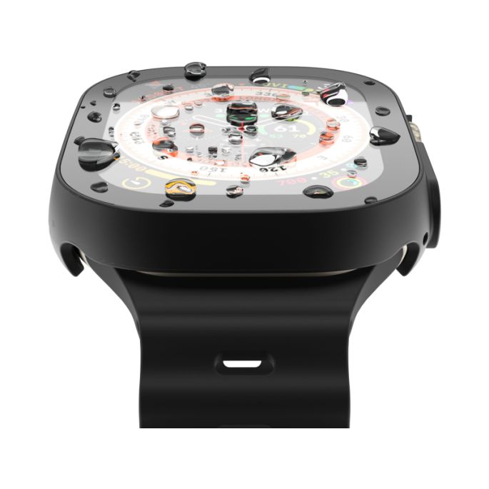 Vonmahlen Thin Case for Apple Watch Ultra 1/2/3 49mm Black