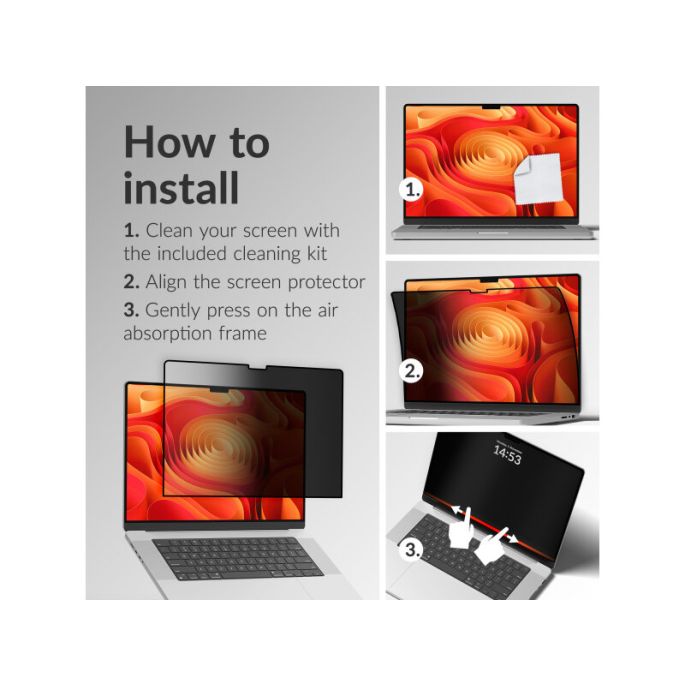 Mobilize Privacy Screen Protector for Apple MacBook Neo 13inch (2026)