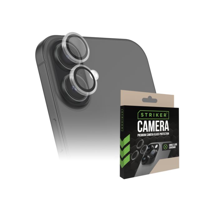 Striker Single Lens Glass Camera Protector - Transparent - Apple iPhone 18 Pro
