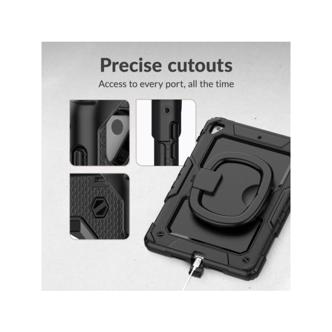 Mobilize Rotating Defender Case Stand Function for Samsung Galaxy Tab S12 Ultra 14.6 Black