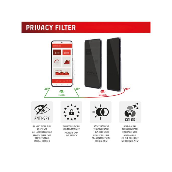 DISPLEX Privacy Glass FC Samsung Galaxy S24/S25