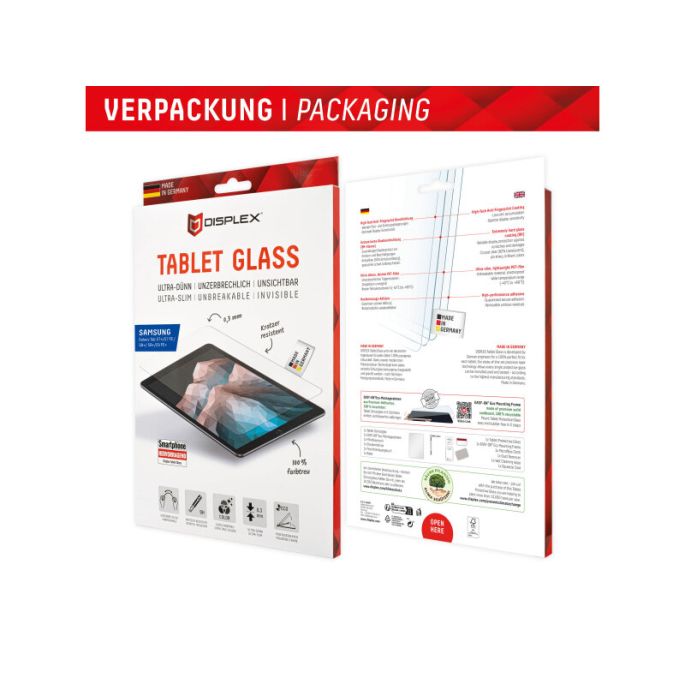 DISPLEX Real Glass Samsung Galaxy Tab S8+/S9+/S9 FE+