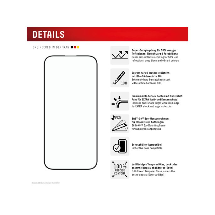 DISPLEX Real Glass FC Apple iPhone 16 Pro