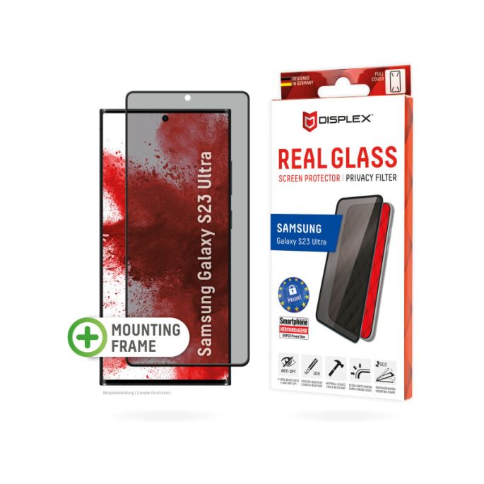 DISPLEX Privacy Glass 3D Samsung Galaxy S23 Ultra 5G