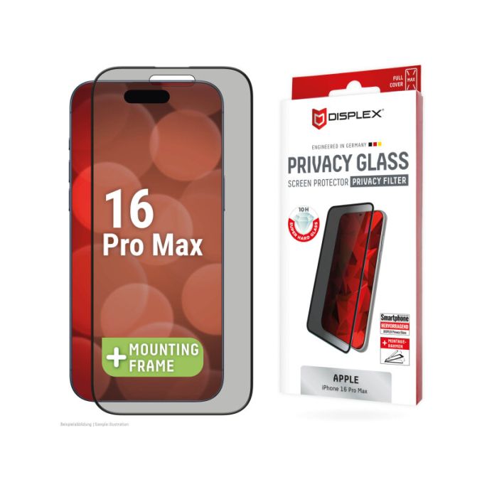 DISPLEX Privacy Glass FC Apple iPhone 16 Pro Max