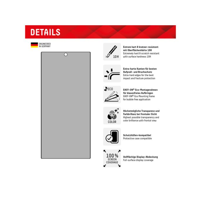 DISPLEX Privacy Glass FC Samsung Galaxy S24 Ultra 5G