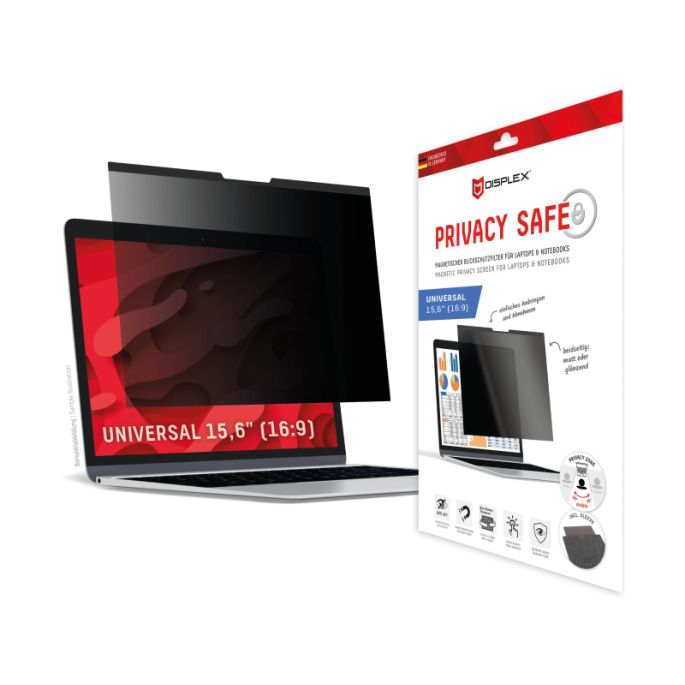 DISPLEX Privacy Safe Magnetic Laptop Universal 15.6inch 16:9