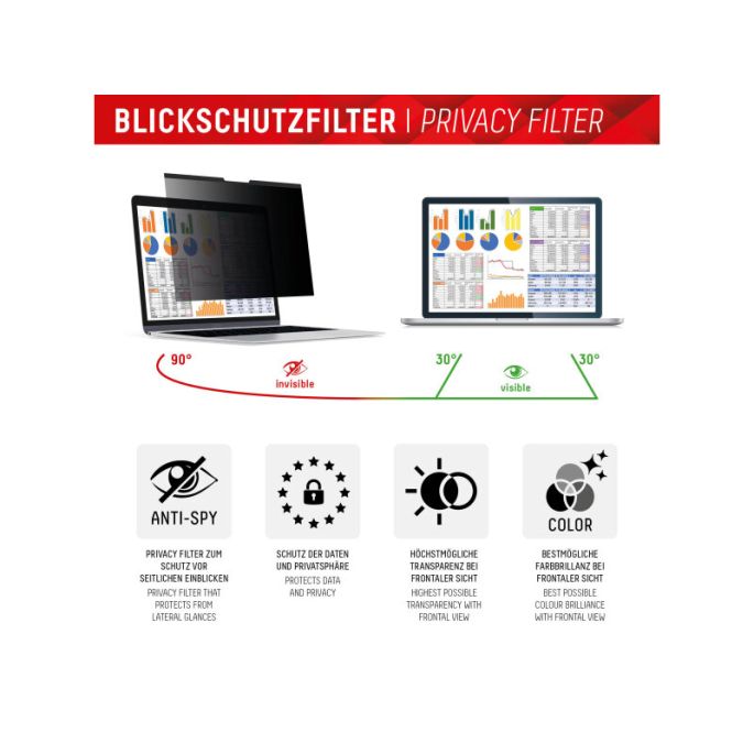 DISPLEX Privacy Safe Magnetic Laptop Universal 15.6inch 16:9