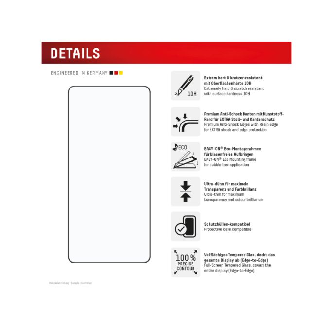 DISPLEX Premium Glass FC Samsung Galaxy S25 Edge