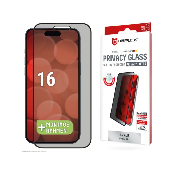 DISPLEX Privacy Glass FC Apple iPhone 16
