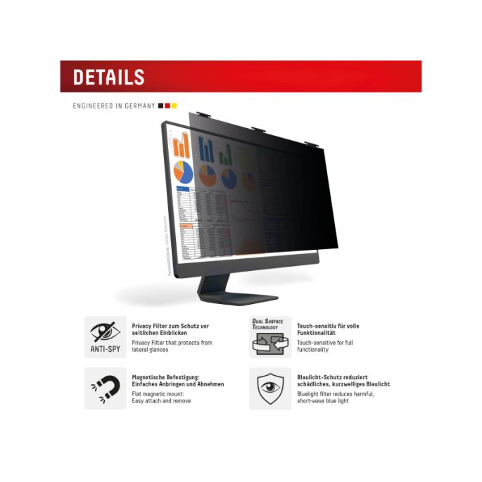 DISPLEX Privacy Safe Desktop Uni 21.5inch (16:9)
