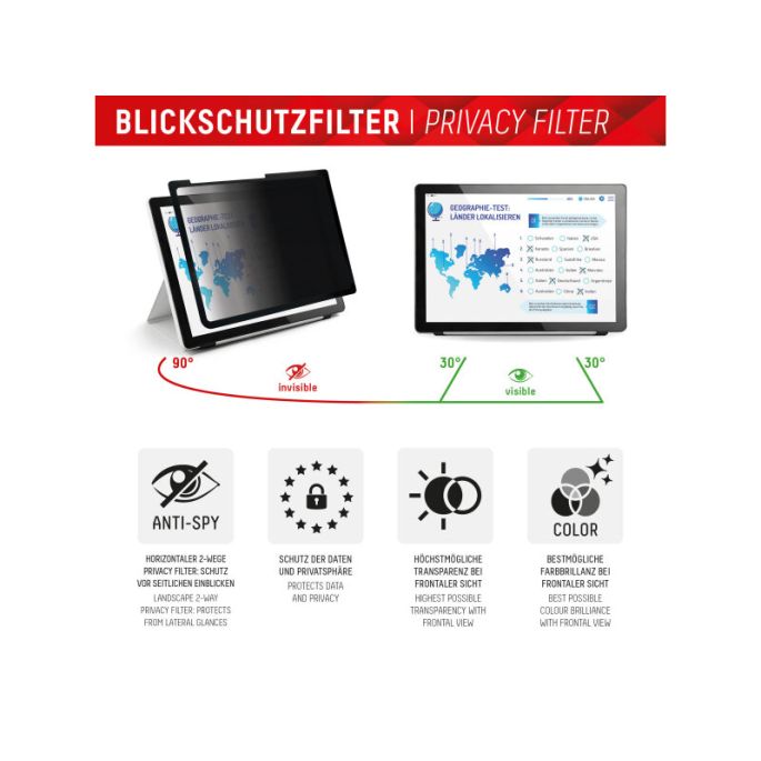 DISPLEX Privacy Safe Tablet Apple iPad 10.9/iPad 11 (2025)/Air 11 (2025)