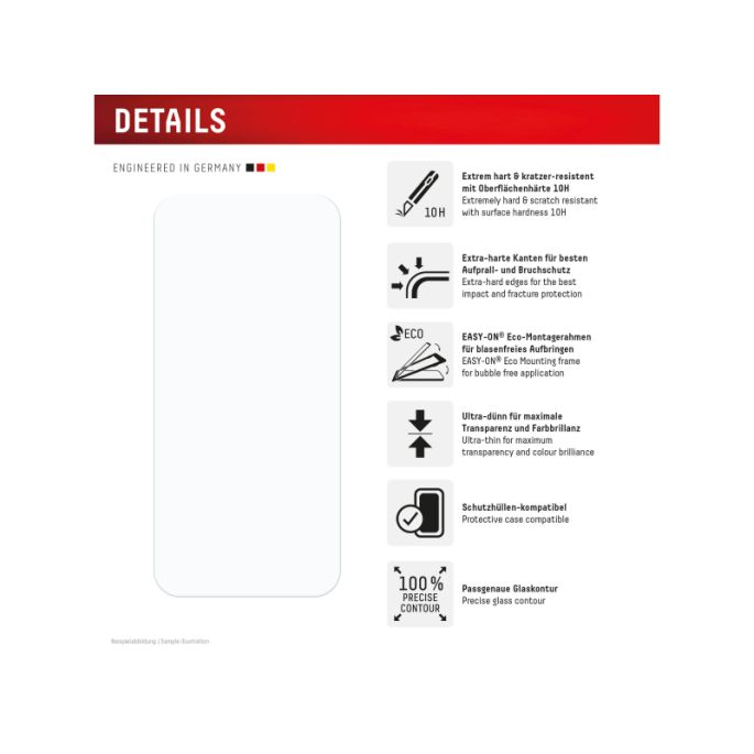 DISPLEX Real Glass iPhone 15/15 Pro/16