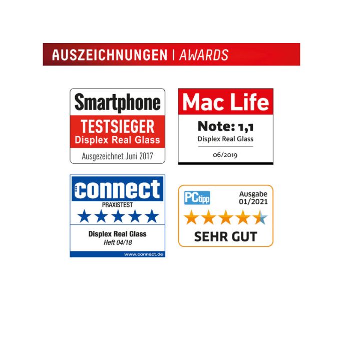 DISPLEX Real Glass iPhone 15/15 Pro/16