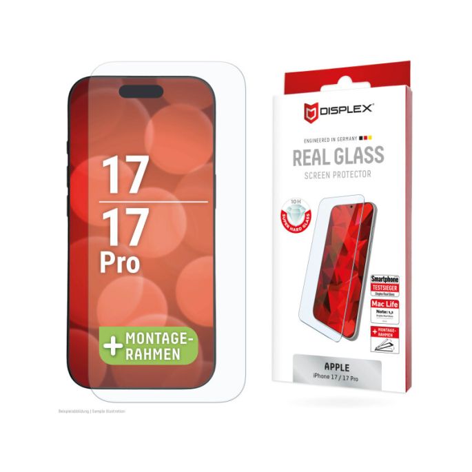 DISPLEX Real Glass iPhone 17/17 Pro
