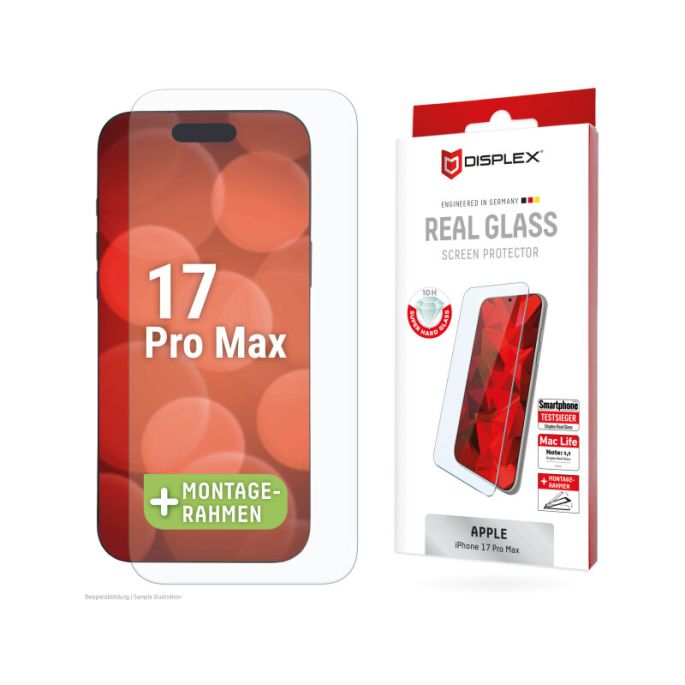 DISPLEX Real Glass iPhone 17 Pro Max