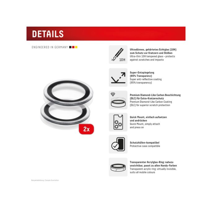 DISPLEX CamGlass Single Lens iPhone Air