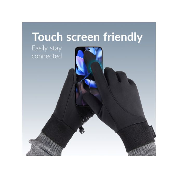 Mobilize Touch Gloves Extra Large Black