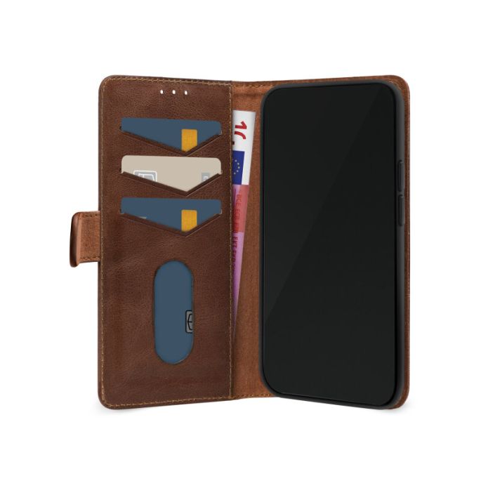 Mobilize Leather Wallet Samsung Galaxy S25 5G Brown