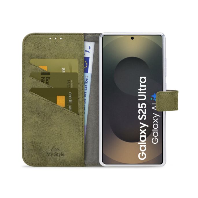 My Style Flex Wallet for Samsung Galaxy S25 Ultra 5G Olive